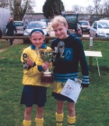 Libby and Jessie Boston with the Cup