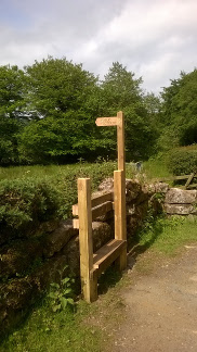 New stile at Northway Bridge