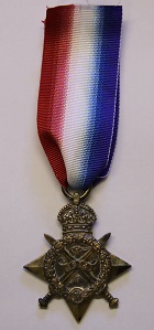 Widecombe WW1: George Nosworthy's 1914/15 Star Front