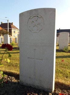 Henry Broome's Headstone taken in 2018 Widecombe WW1: Henry Broome's Headstone taken in 2018