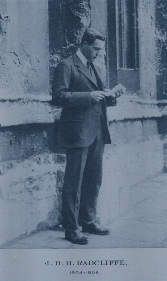 Widecombe WW1: John Douglas Henderson Radcliffe at Balliol College. Source Balliol College War Memorial Book Volume 2